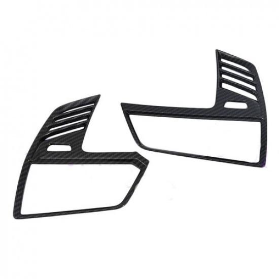 For BMW X5 G05 - Front Dashboard Air Vent Outlet Cover Trim Carbon Fiber