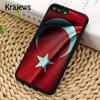 Krajews Чехол для телефона с флагом Турции Стамбул Для iPhone 17 Air 16 15 14 plus 11 12 13 pro max Plus coque Fundas