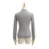 Autumn/Winter Lyocell Halter Neck Long Sleeve Knitwear Women's Stylish Two-Piece Set with Twisted Top & Base Layer