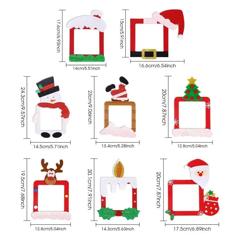 Cartoon Christmas Switch Stickers Cute Elk Snowman Santa Claus Light Switch Decals Detachable Xmas Party Decorations