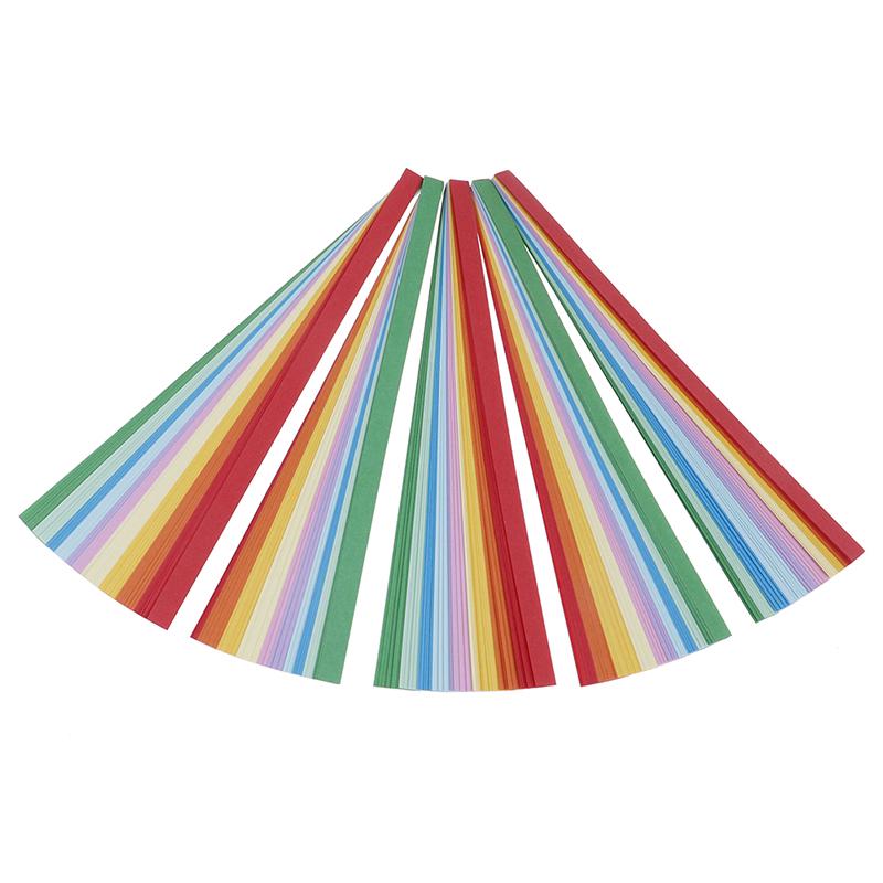 80Pcs Strips Paper Home Origami Quilling Wedding Decoration Handcraft Lucky Star