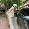 Женский повседневный худи в корейском стиле и комплект брюк с широкими штанинами - Приталенный и модный для осени/весны