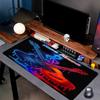 1PC Custom Name Neon Guitar Melody Mouse pad, keyboard and mouse desk pad, for computer notebook  Birthday Gift For Any Room Or Office