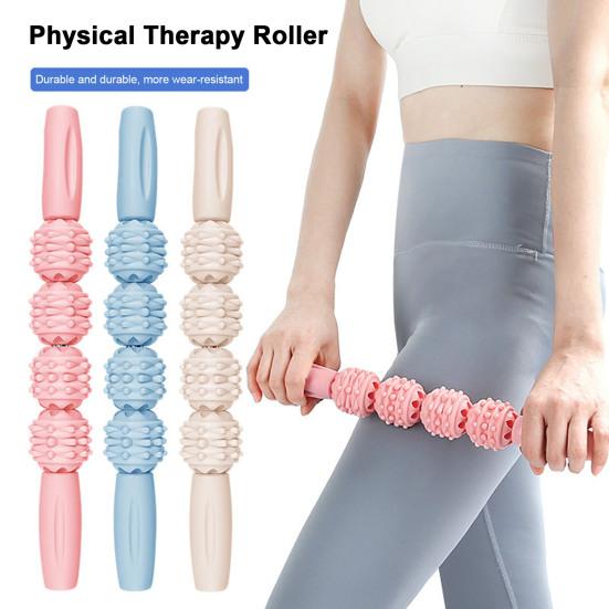 Massage Roller Muscle Sore Pain Relief Deep Tissue Relaxation Physical Therapy Hand Waist Leg Arm Belly Back Full Body Roller Massager Stick