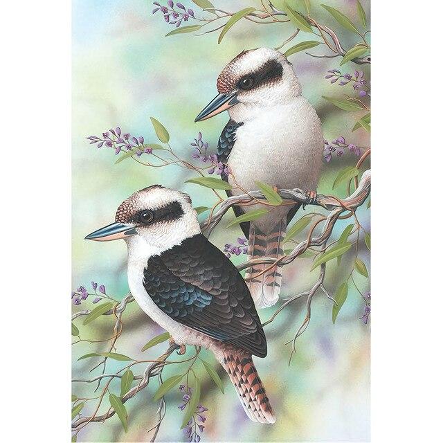 DIY Алмазная вышивка Птица Цветок Вышивка крестиком Алмазная картина Полный квадратный/круглый Animlas Ремесло Искусство Хобби Подарок Домашний декор