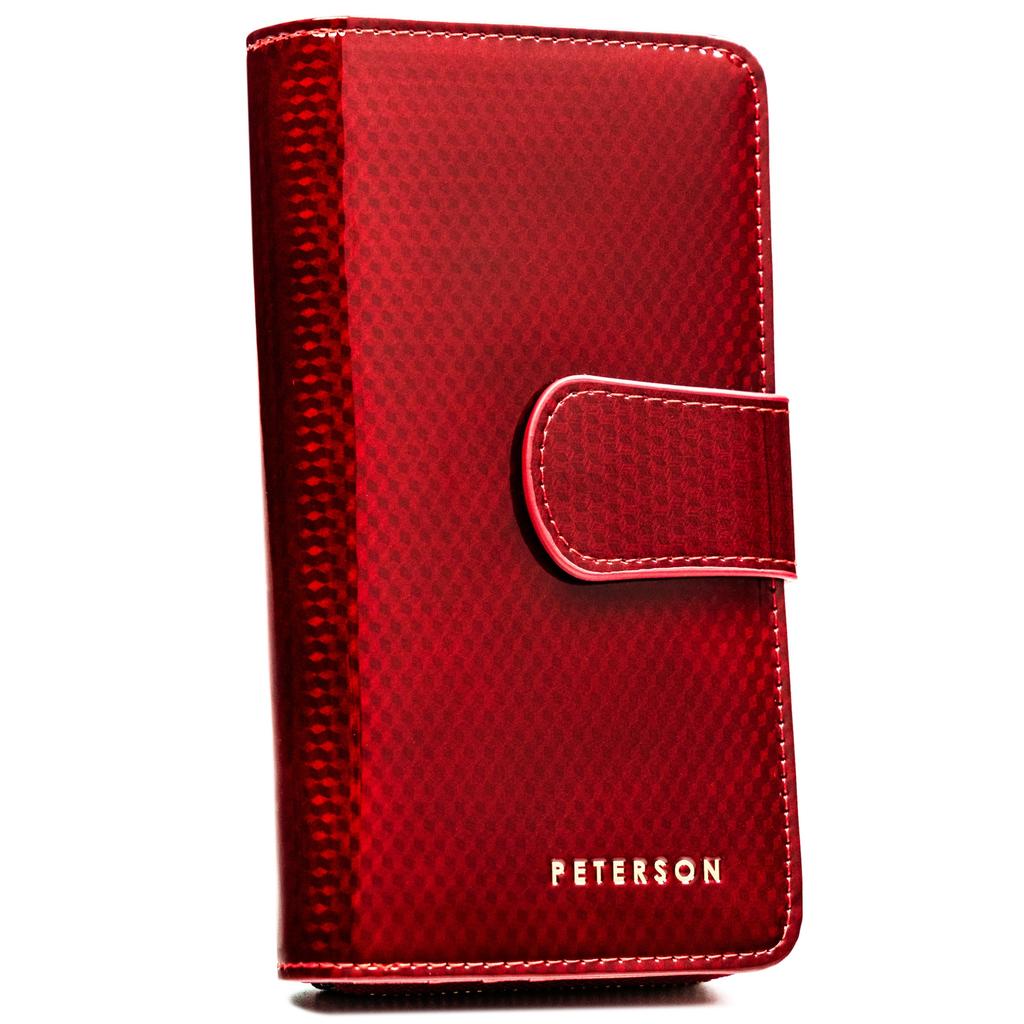 Portfel damski skórzany PTN 76116-SBR-2296 Red