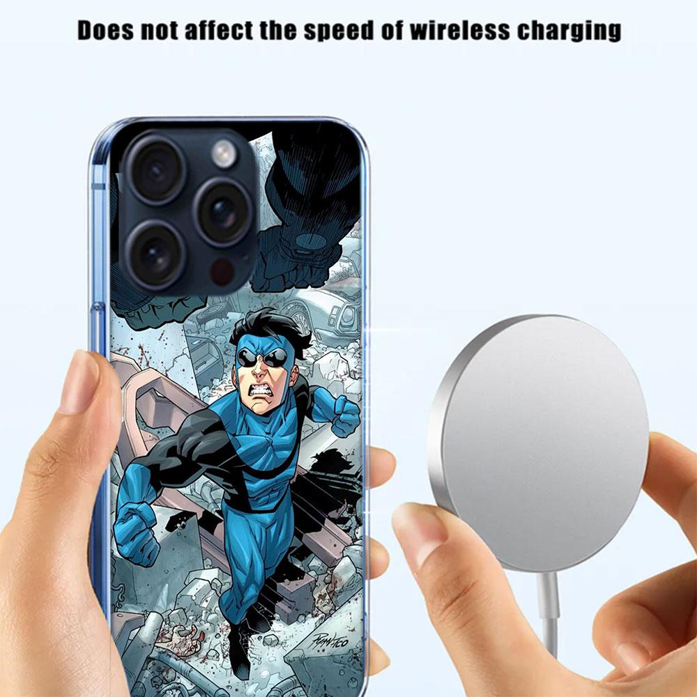 Мультяшный Неуязвимый Прозрачный Чехол Для Телефона Для Iphone 17 Air 16 Pro Max 15 Pro 14 Plus 17E 16E 11 13 12 Mini Чехлы Fundas Cell TP