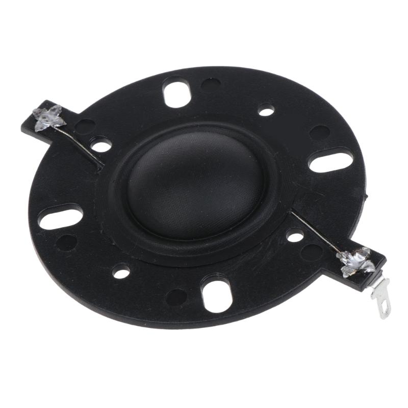 25.5mm Voice Coil Black Horn Tweeter Silk Diaphragm Film Treble Round Frame 5.4ohm 25.5mm Core Speaker Repairs Parts
