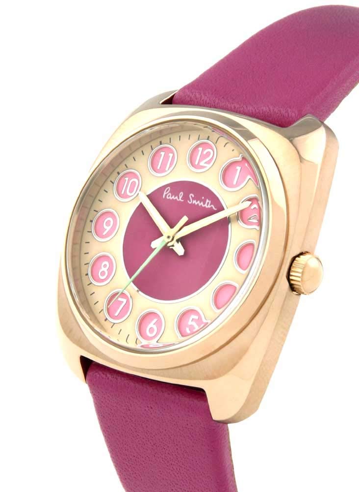 Paul Smith Paul Smith Женские часы с циферблатом mini Dial Mini Pink BT4-061-30
