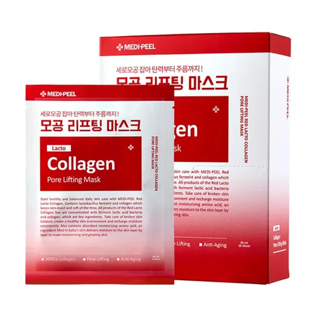 MEDI-PEEL Lacto Collagen Pore Lifting Mask 10ea AUTHENTIC STORE