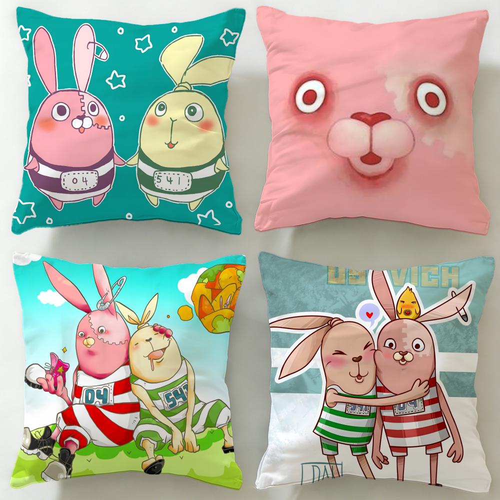 classic cartoon Usavich Cushion Cover Soft EasyWash Pillow Case Versatile for Couch Bed Travel and Office