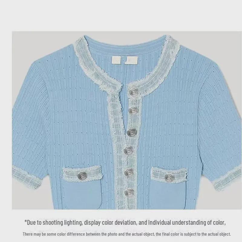 Летнее платье миди в стиле европейских и американских знаменитостей 2025 года