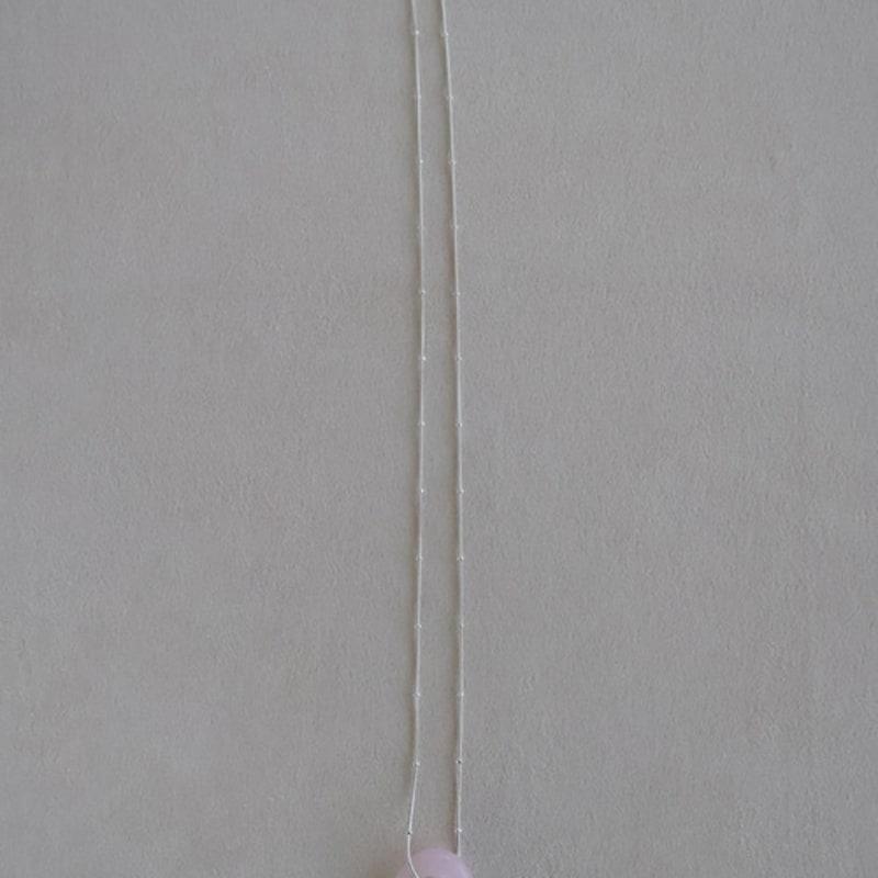 APIOH SILVER DOTS NECKLACE