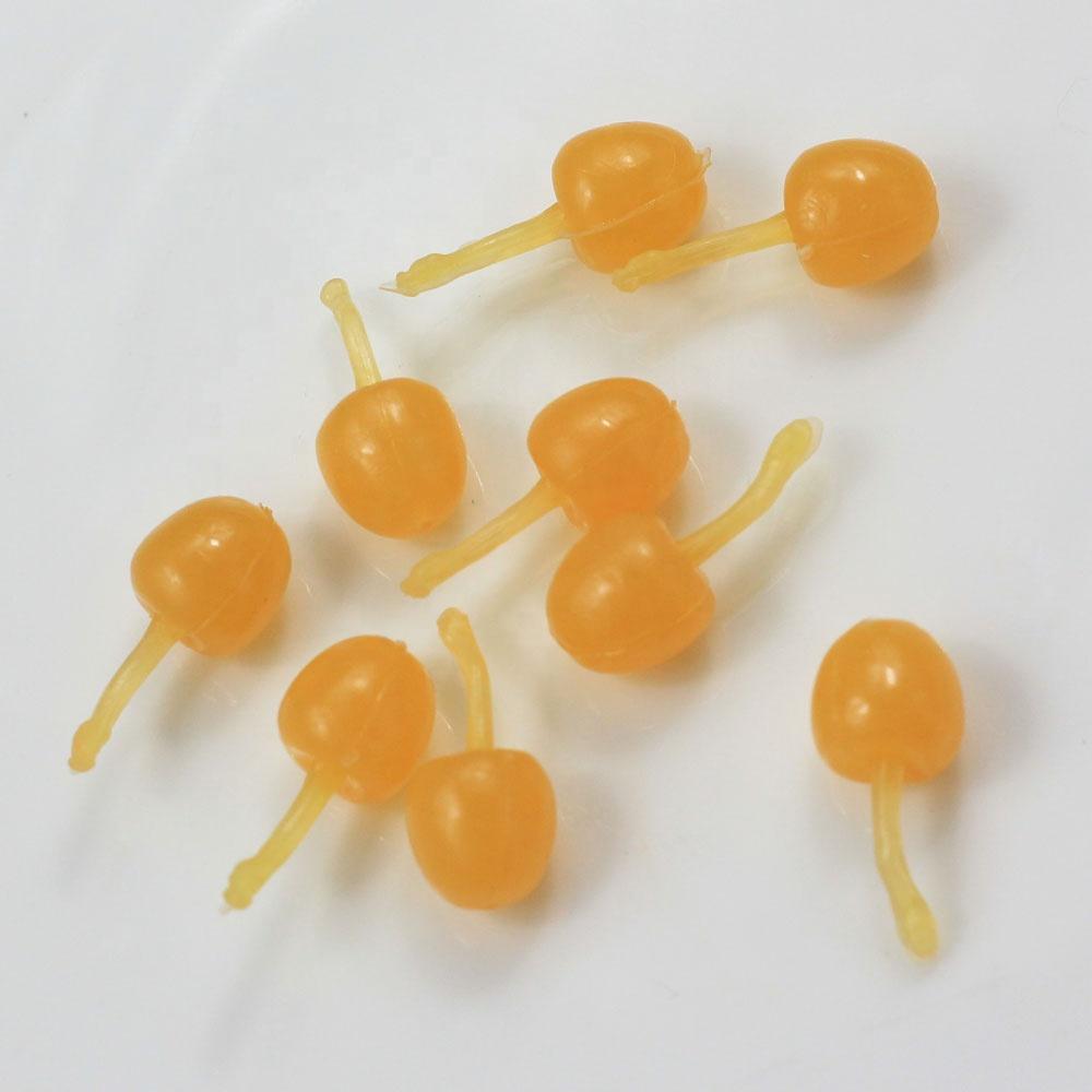 New Simulation Food Artificial Cherries Orange Beans Resin Miniature Art Flatback Cabochon DIY Decorative Craft