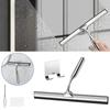 Car Window Wiper Shower Cleaner Non-slip Handle Stainless Steel Scraper Clamp Glass Washer Wiper For Home