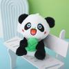 Cute Panda Plush Keychain Premium Snow Mink Fur Animal Figure Bag Pendant