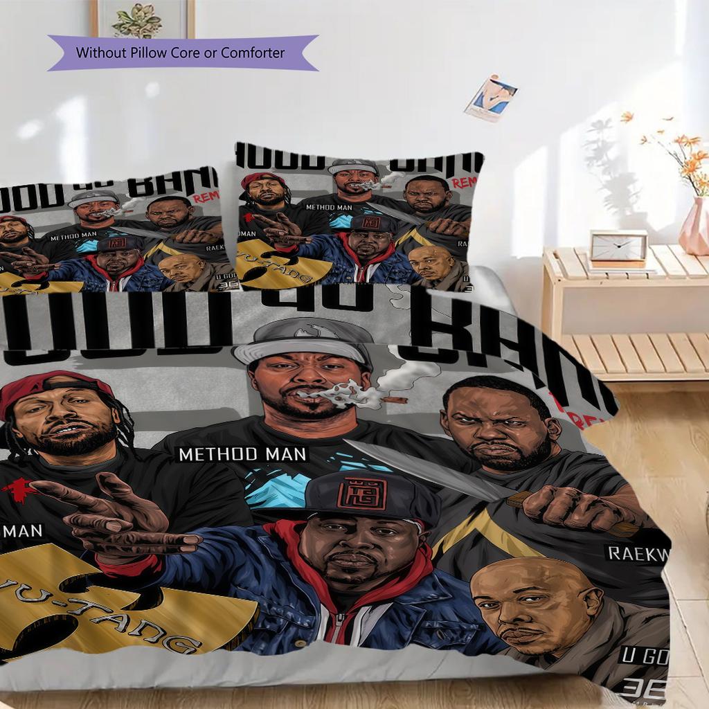 Rza'S Wutang Clan Remix Hood Go Bang Threepiece Set 1 Duvet Cover 2 Pillowcase Without Core Duvet Cover And Pillowcase Bedding Set