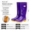 Waterproof Women's Fashion Long Rain Boots - Wear-resistant, Non-slip Rubber for Commuting or Kitchen Use