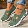 Fashion Simple Ladies Breathable Hollow Sneakers-casual Light Flat-bottomed Outdoor Walking Shoes, Suitable for Low Tops In All Seasons.