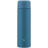 Zojirushi Thermos Water Bottle, 350ml, Screw-Type Stainless Steel Mug, Seamless Cap, Small Capacity, Midnight Navy, Integrated Cap and Gasket, Easy To