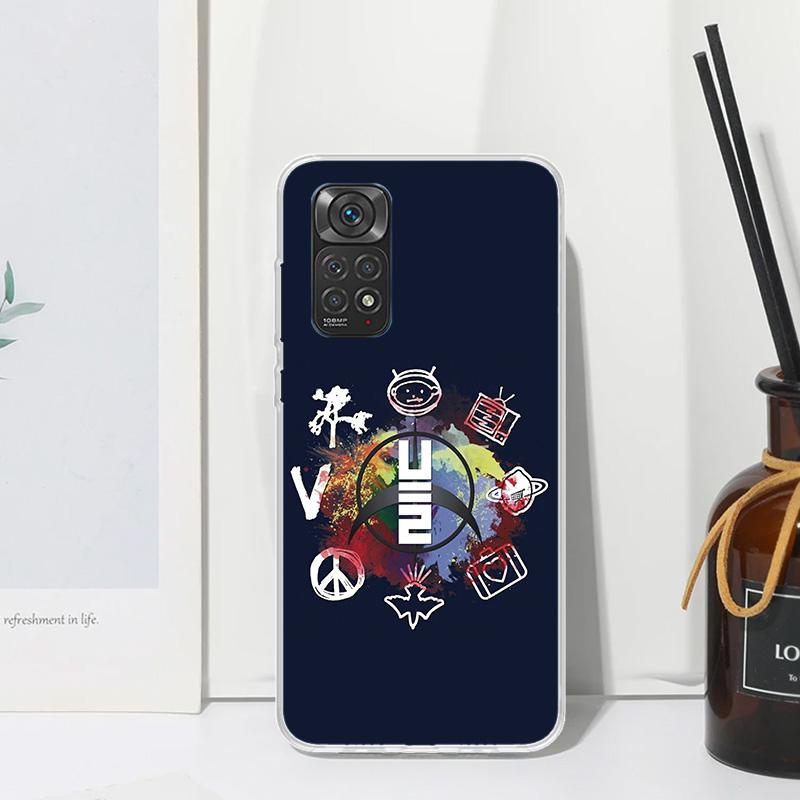 Band U-U2 Rock Phone Case For Xiaomi Redmi Note 15 13 14S 14 Pro Plus 12S 11S 10S 12 11E 10 11T Art Fundas Back Cover Redmi Note