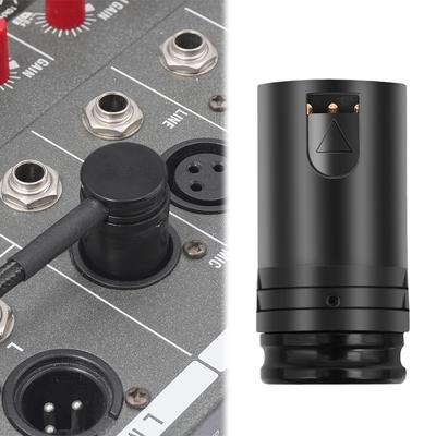 Компактный XLR-микрофонный паечный адаптер «мама/папа» с ключом Профессиональный XLR-адаптер 90 градусов под прямым углом для усилителя мощности