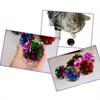 6Pcs Mylar Crinkle Foil Balls Cat Kitten Sound Play Toy Crackle Paper Rustle Pet Cat