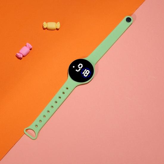 Детские светодиодные цифровые часы с круглым циферблатом, водонепроницаемые часы для плавания, регулируемый силиконовый ремешок, точное время, четкий дисплей, детские студенческие наручные часы