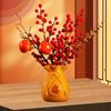 Artificial Potted Plants Snake Year Ornament Home Decor Floral Accessory Crafts Flower