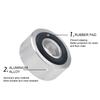 1/4Pcs Isolation Feet Pad Aluminum Alloy Amplifier Base Feet  for Speakers CD Amplifier