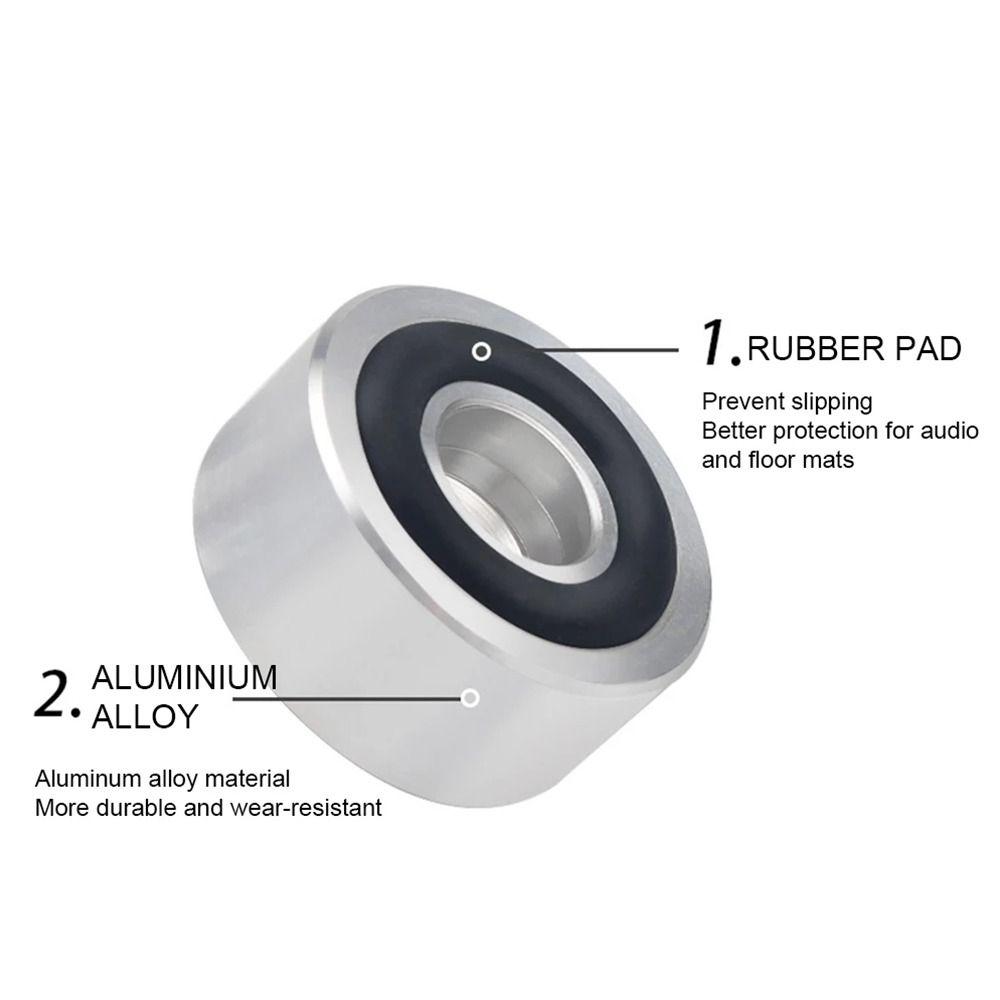 1/4Pcs Isolation Feet Pad Aluminum Alloy Amplifier Base Feet  for Speakers CD Amplifier