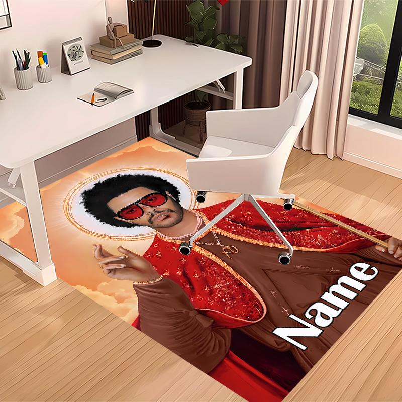 Custom personalization The Weeknd Print Area Rug - Soft, Washable Non-Slip Indoor Mat,Living Room,Home&Office Decorative Rug