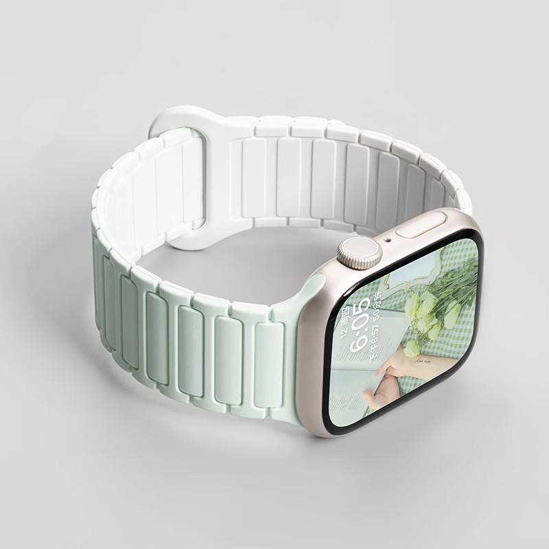 Силиконовый ремешок Jingyi для Apple Watch S7/S8/S9/S11 и iWatch10 с магнитной застежкой