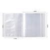 A6-Information Booklet Waterproof 4x6 Clear Photo Album With 40 Pockets & Large Capacity-A6 Information Booklet