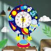 DIY Puzzle DIY Clock Toys Cartoon Clock Time Teaching Aid Cognition Clocks Toys  Baby DIY Toys