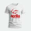 Aprilia Racing Company Логотип забавная футболка Размер S-5XL Сделано в США Унисекс футболка