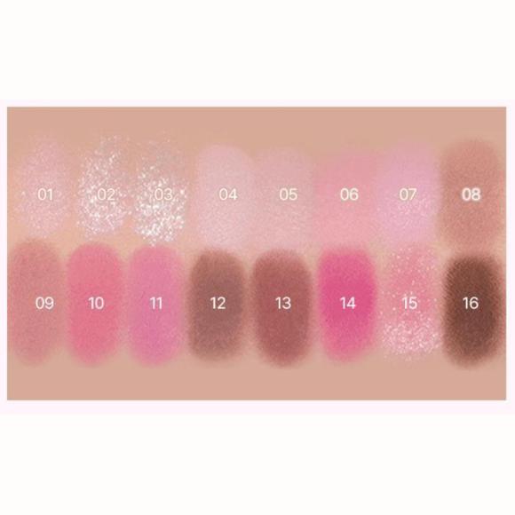 WAKEMAKE Палетка для век Soft Bluring Eye Palette (23 варианта)