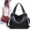 Genuine Leather Large Capacity Women's Handbag – Soft Sheepskin Single Shoulder Crossbody for Middle-Aged & Elderly Ladies