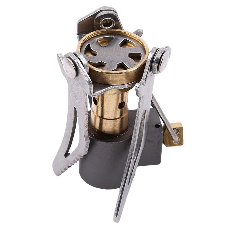 Outdoor Gas Stove Camping Gas Burner Portable Titanium Stove Survival Nace
