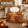 1pc Wild Forest Wildlife Tissue Box - Squirrel Pinecone Branch Napkin Storage Box, Suitable for Rolls/facial Tissues/single Sheets, Multi-functional S