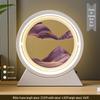 3D Ночник с зыбучим песком: Креативный стеклянный настольный светильник и подарочное украшение