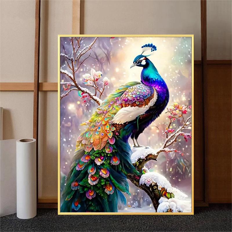 5d DIY Алмазная картина вышивка крестом животное красивый павлин алмазная вышивка мозаика домашний декор
