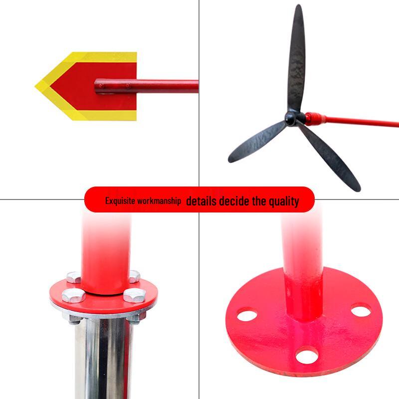 Outdoor Stainless Steel Rotating Weather Vane Anemometer