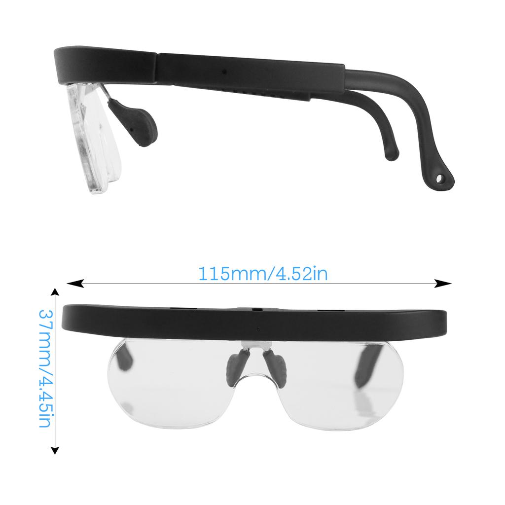 1.5/2.5/3.5X Magnifying Glasses Magnifying Headset Head Mounted Jewelry Loupe Magnifier with