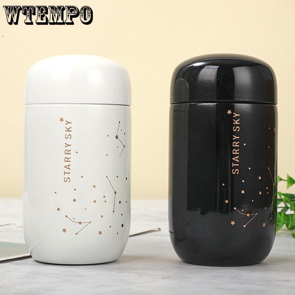 200ml Coffee Milk Cup Vacuum Flask Food Thermos Stainless Steel Thermo Container Soup Bottle Outdoor Portable Cup