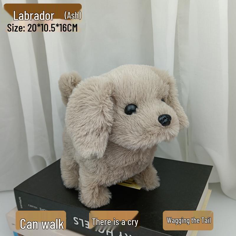 Plush Electric Walking & Barking Teddy Dog Simulation Toy for Children