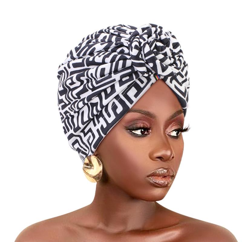 Европейская и американская этническая шапка-платок с цветком в виде диска ветра, эластичная индийская шапка с принтом, шапочка для химиотерапии Tjm-342B