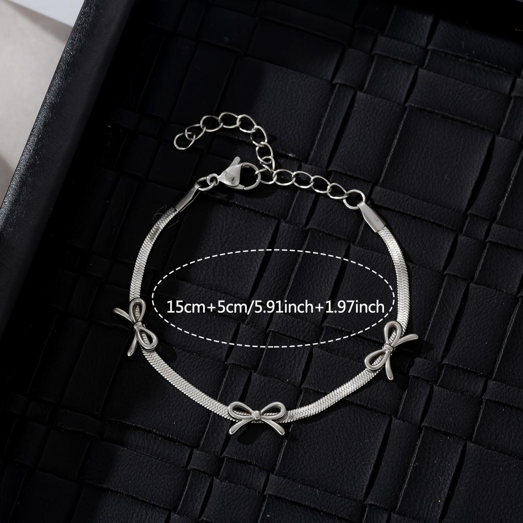 Модный браслет с бантом-бабочкой, подходит для повседневной носки, вечеринок и музыкальных фестивалей, идеальный подарок на день рождения или годовщину.