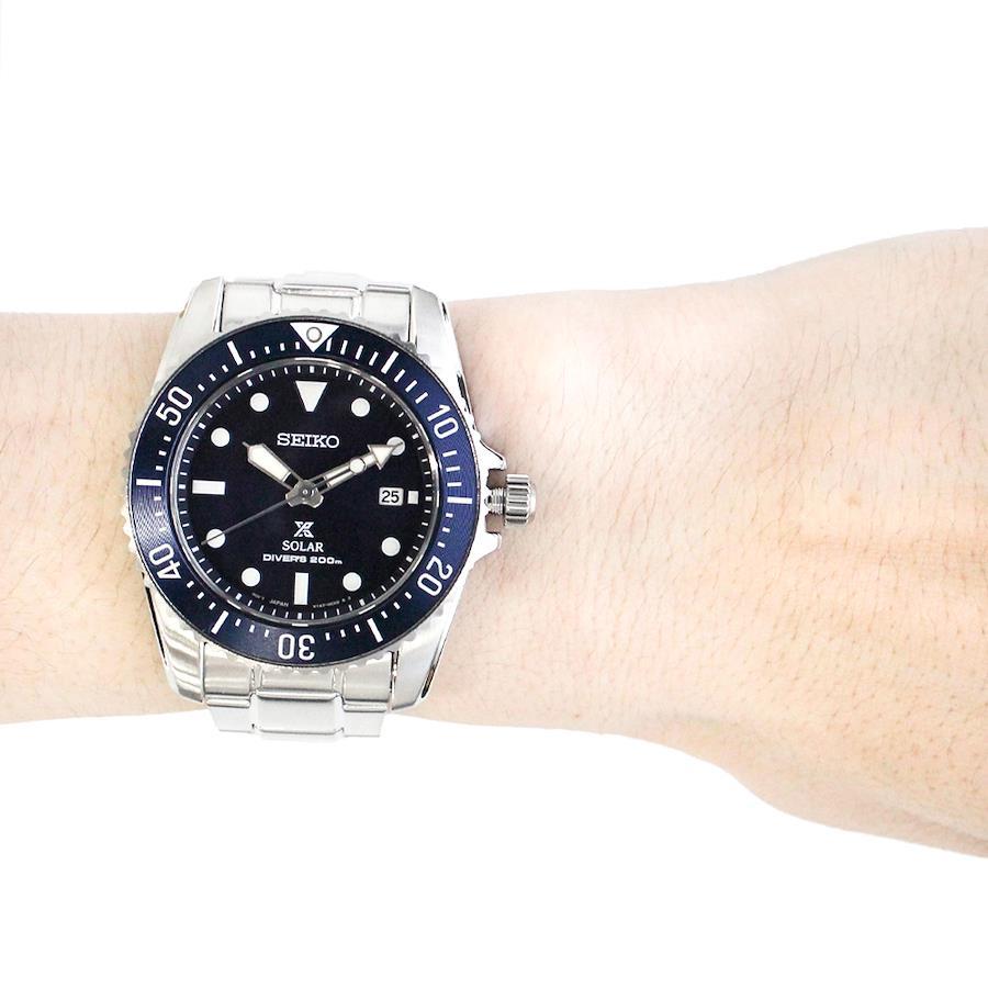 SEIKO PROSPEX SNE585P SNE585P1 Analog Solar Powered Blue Silver Analog