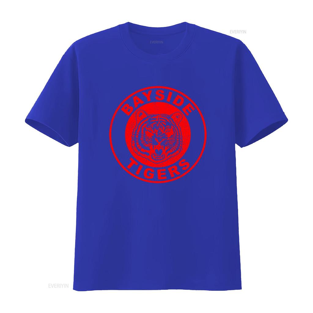 Vintage Style Bayside Tigers T Shirt for vintage Washed fashion Unisex homme Stylish Versatile designer clothes graphic
